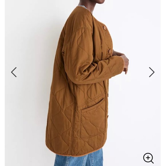 Madewell Reversible Quilted Liner Jacket MA286 XS - Picture 7 of 8